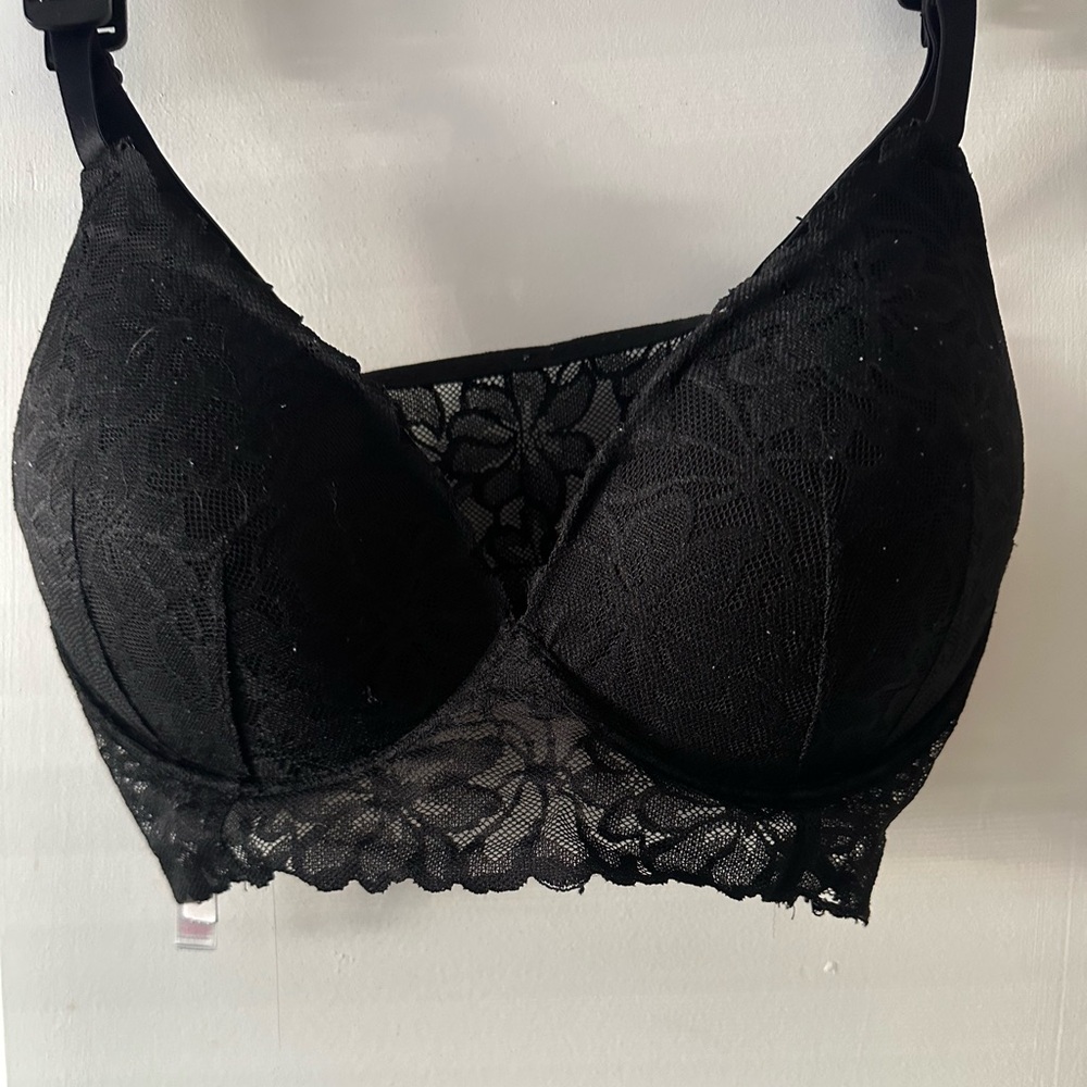 PINK Lace Push Up Bralette